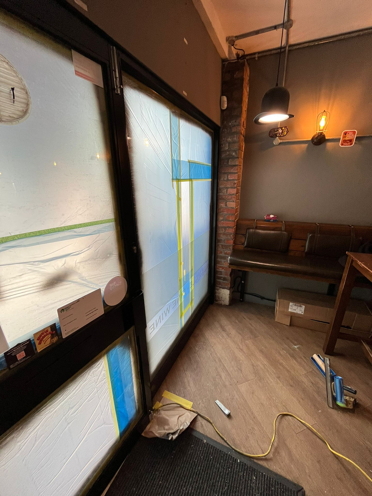 How to Spray Paint Fire Exit Doors
